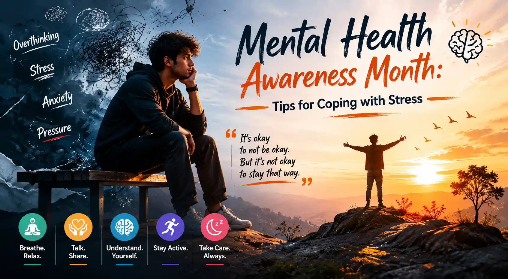 Mental Health Awareness Month: Tips for Coping with Stress -
