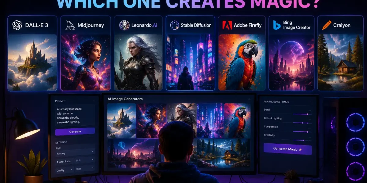 Best AI Image Generators Compared: Which One Creates Magic?