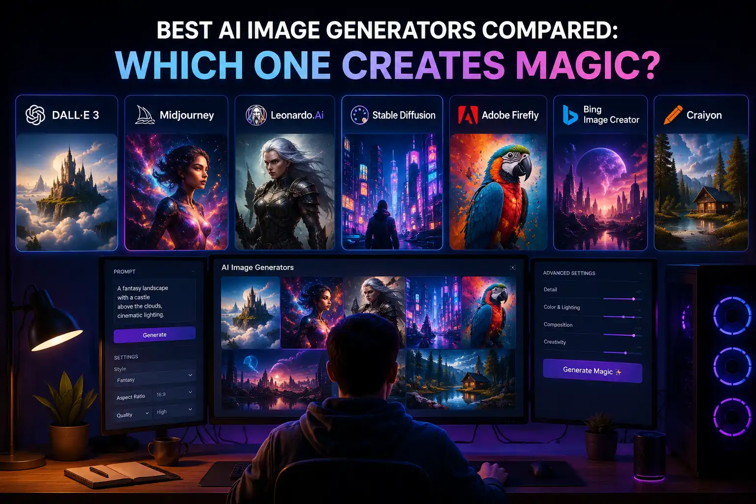 Best AI Image Generators Compared: Which One Creates Magic?