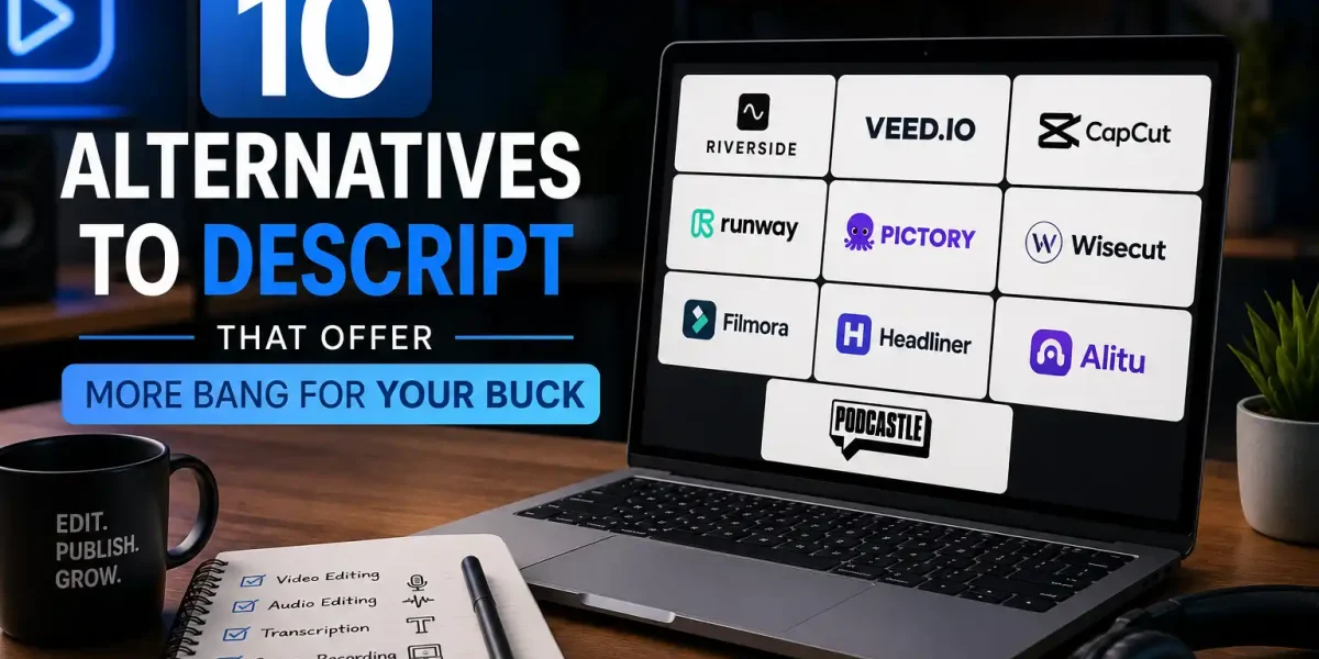 10 Alternatives to Descript That Offer More Bang for Your Buck