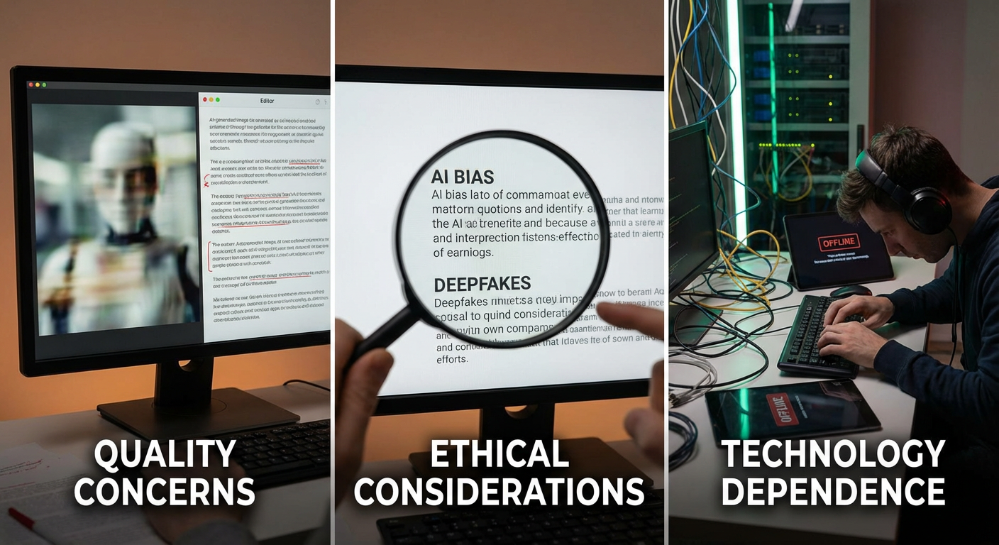 Challenges of AI in content creation