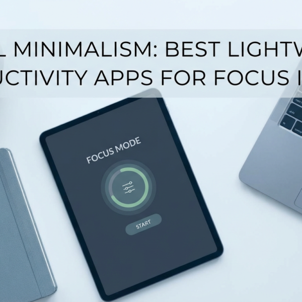 Digital Minimalism: Best Lightweight Productivity Apps for Focus&hellip;