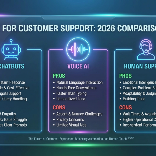AI for Customer Support: Chatbots vs. Voice AI…