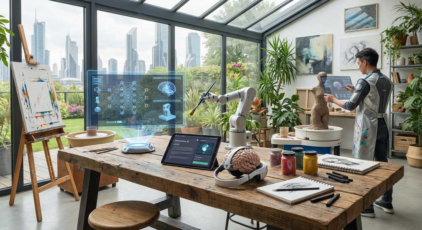 Futuristic Workspace